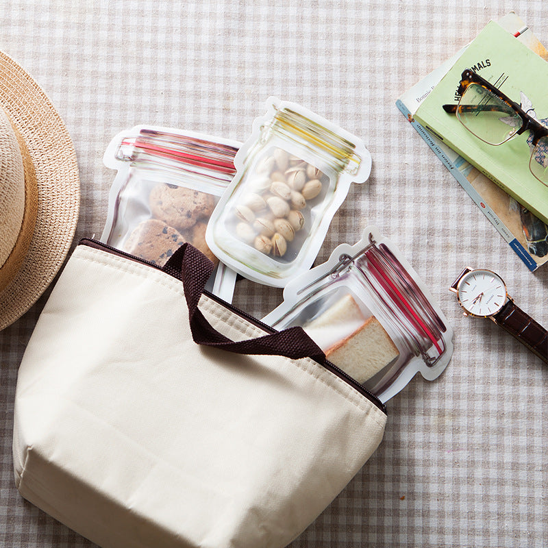 Ziplock Bag Food Preservation Bag Baking Biscuits Snacks Candy Food Storage Bag